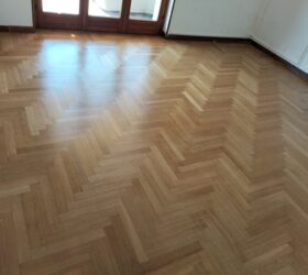 45 finale levigatura e verniciatura parquet rovere lisca-pesce